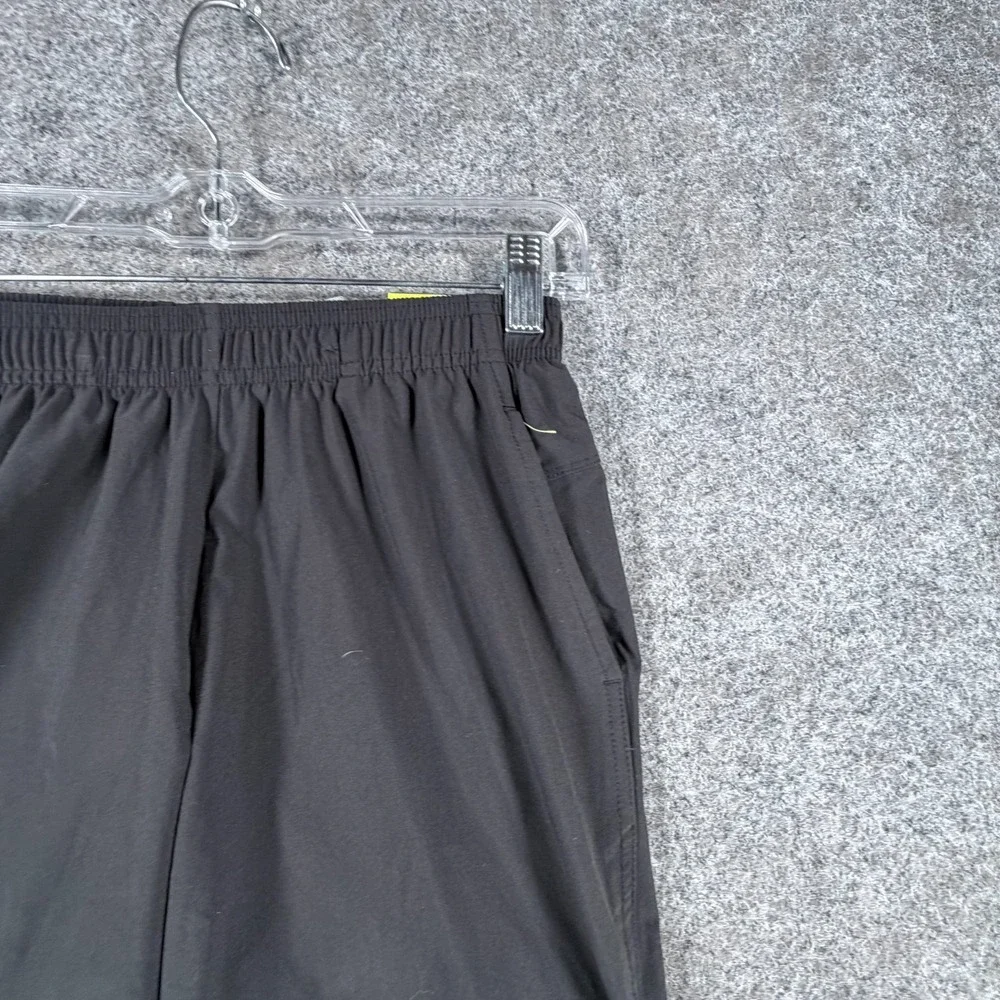 All In Motion Athletic Shorts Girls L(10/12) Black Stretch Elastic Waist Running